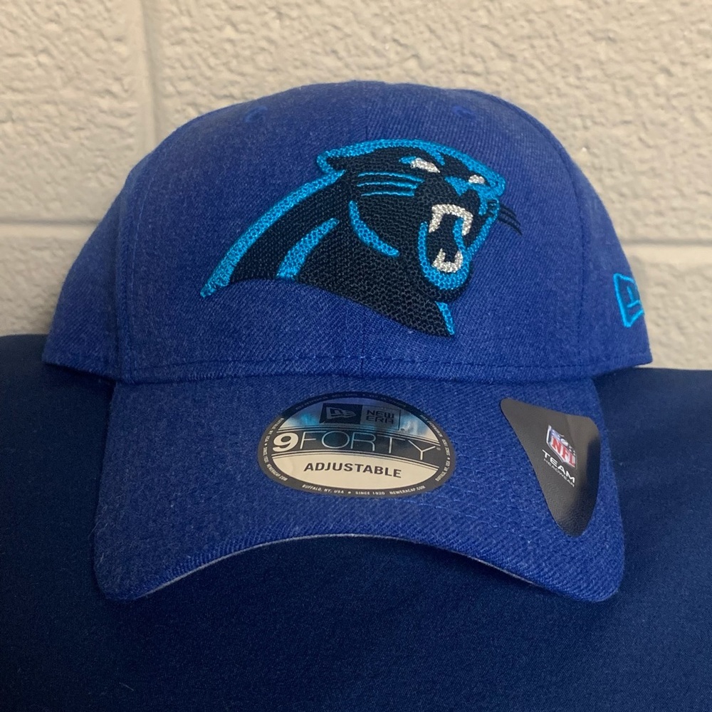 Carolina Panthers Blue New Era 9Forty NFL “Heather Crisp” Adjustable Hat